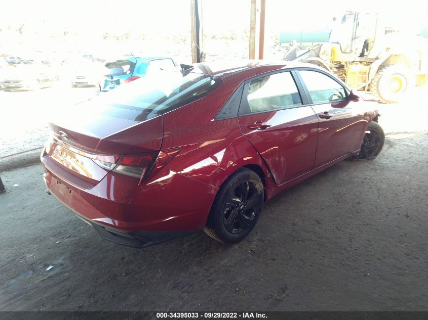 2022 HYUNDAI ELANTRA SEL VIN: KMHLM4AG8NU283876