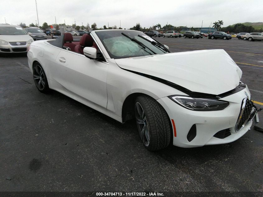 2021 BMW 4 SERIES 430I VIN: WBA23AT04MCG90664
