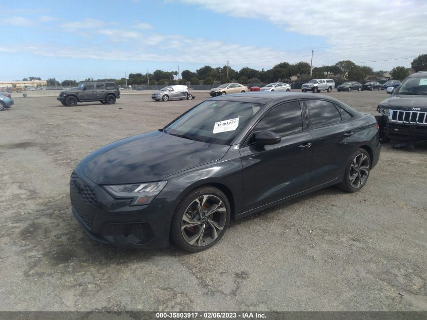 2022 AUDI A3 SEDAN PREMIUM VIN: WAUGUDGY2NA098758