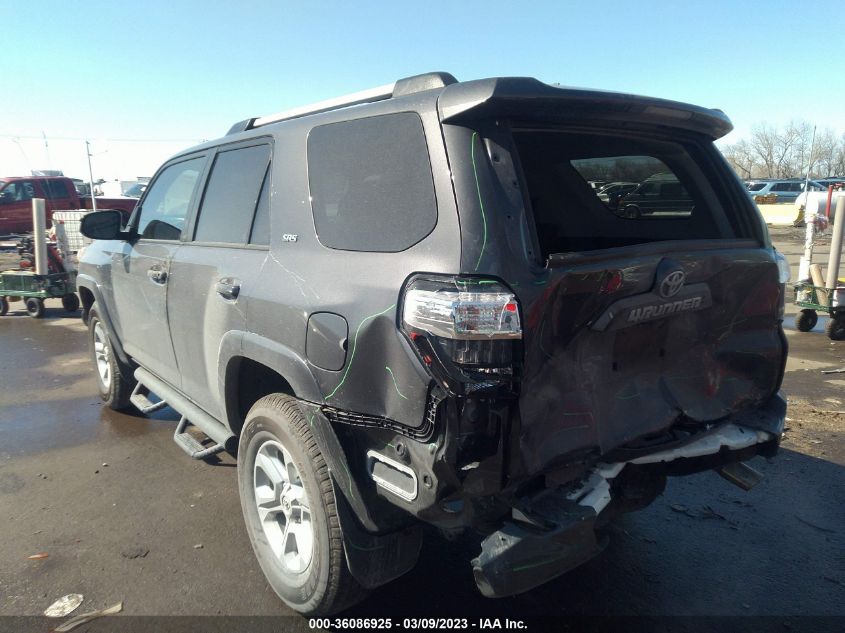 2022 TOYOTA 4RUNNER SR5 VIN: JTEMU5JR9N6027469