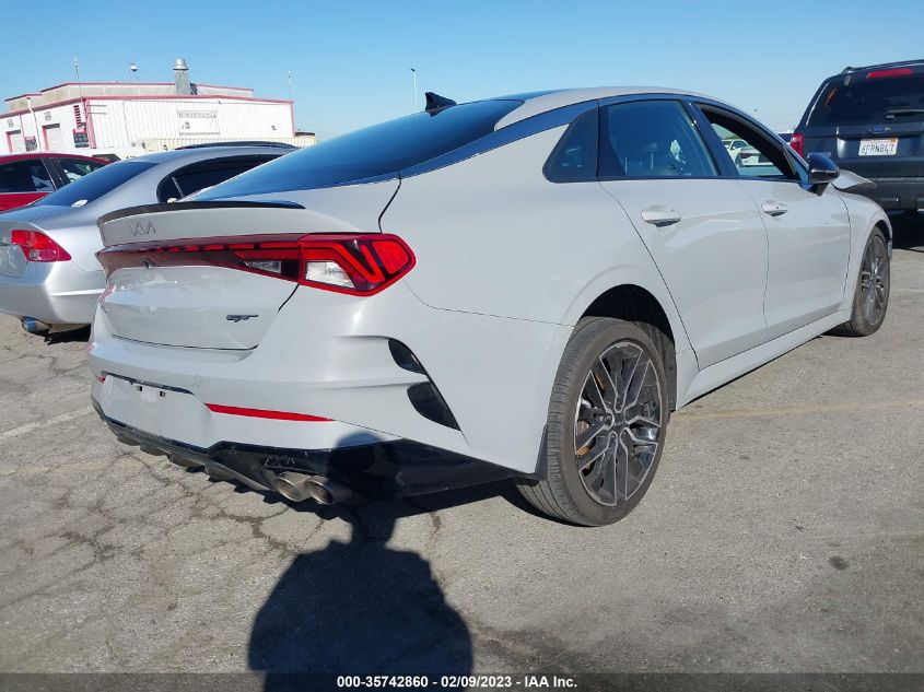 2022 KIA K5 GT VIN: 5XXG44J86NG134211