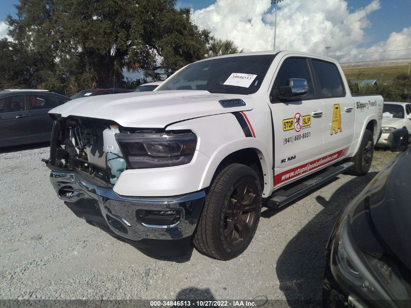 2022 RAM 1500 LARAMIE VIN: 1C6RREJT7NN274560