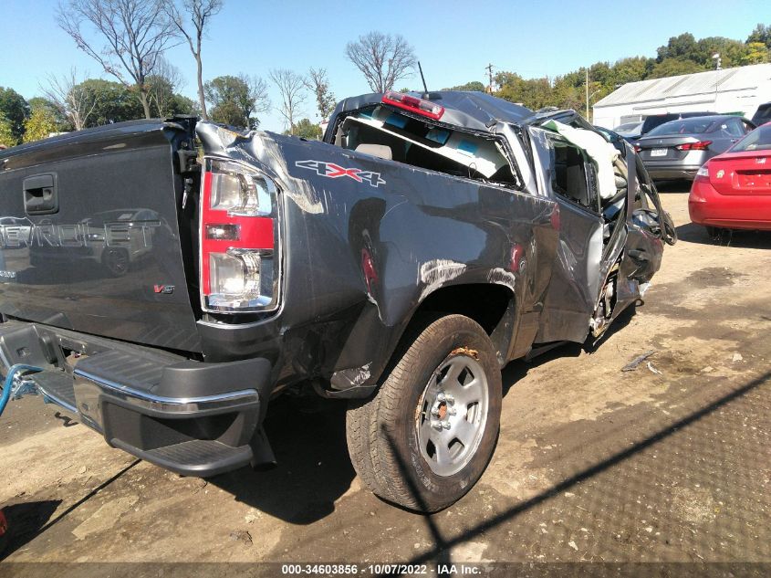 2021 CHEVROLET COLORADO 4WD WORK TRUCK VIN: 1GCHTBEN0M1222497