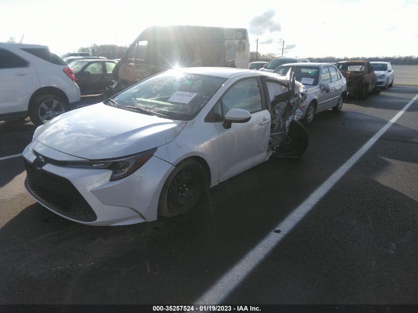 2022 TOYOTA COROLLA LE VIN: 5YFEPMAE1NP320010