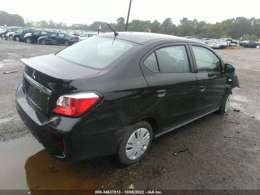 2022 MITSUBISHI MIRAGE G4 ES/LE/BLACK EDITION VIN: ML32FUFJ6NHF07871