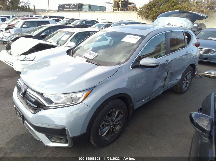 2022 HONDA CR-V EX VIN: 2HKRW1H5XNH401402