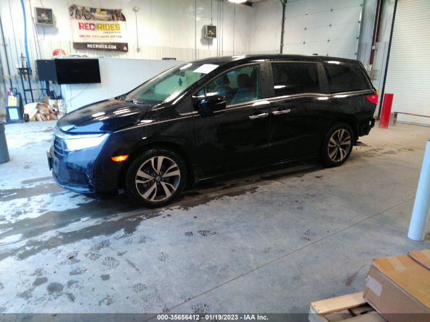2022 HONDA ODYSSEY TOURING VIN: 5FNRL6H83NB063064