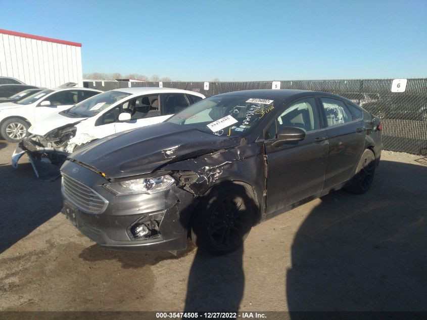 2020 FORD FUSION SE VIN: 3FA6P0HDXLR229079