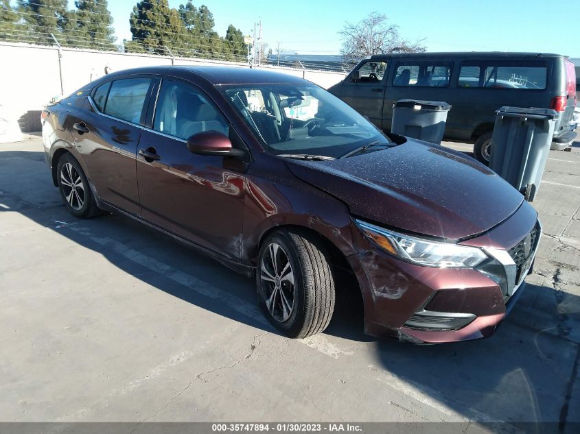 2022 NISSAN SENTRA SV VIN: 3N1AB8CV6NY202555