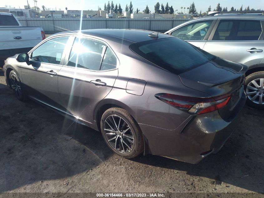 2022 TOYOTA CAMRY SE VIN: 4T1G11AK3NU687391
