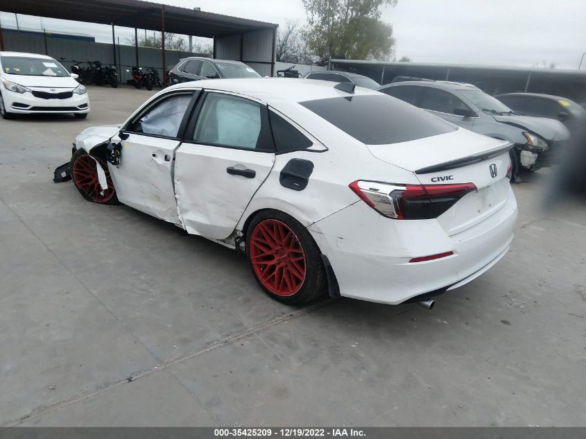 2022 HONDA CIVIC SEDAN EX VIN: JHMFE1F75NX006380