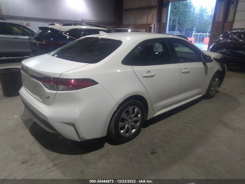 2021 TOYOTA COROLLA LE VIN: 5YFEPMAE0MP245007