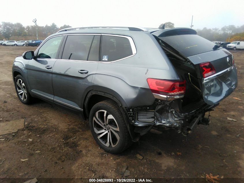 2021 VOLKSWAGEN ATLAS 3.6L V6 SEL PREMIUM VIN: 1V2TR2CA0MC585250