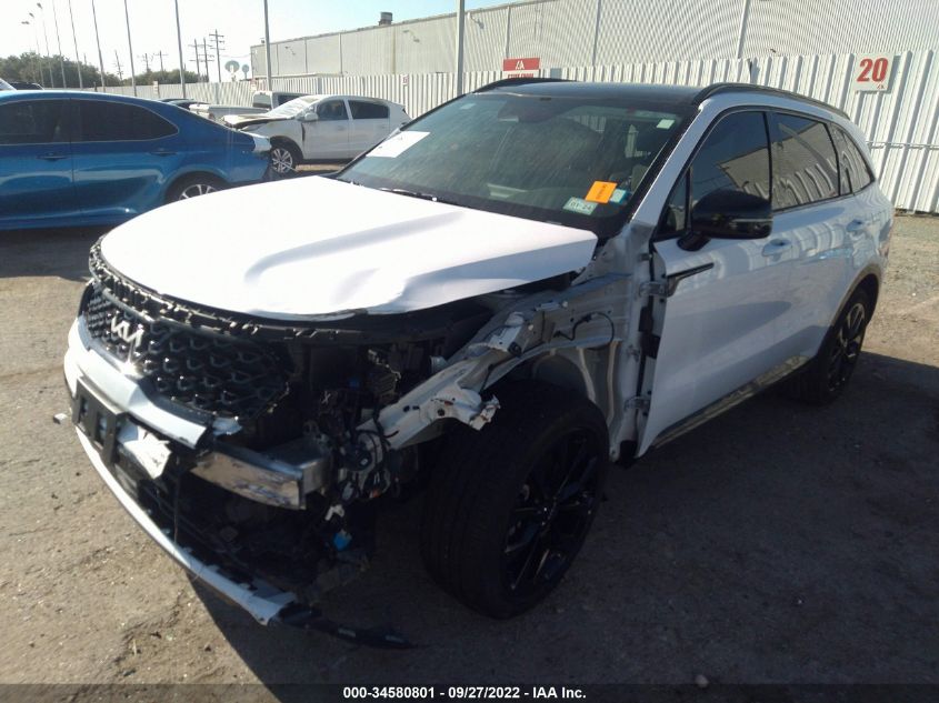 2022 KIA SORENTO SX VIN: 5XYRK4LF7NG100350