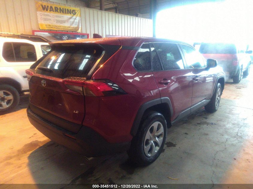 2022 TOYOTA RAV4 LE VIN: 2T3H1RFV9NW232817