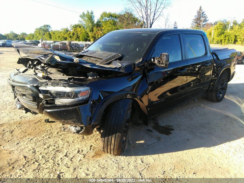 2021 RAM 1500 LIMITED VIN: 1C6SRFHT3MN587620