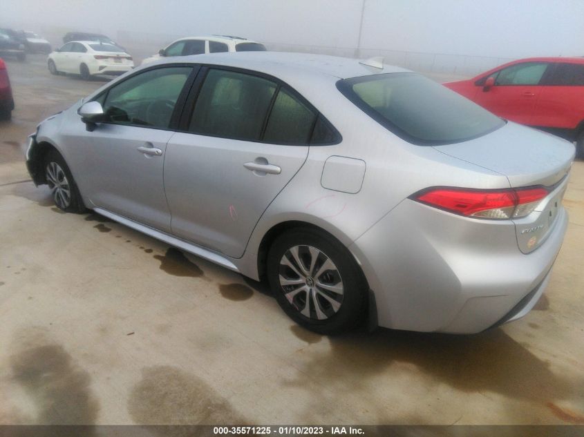 2022 TOYOTA COROLLA HYBRID LE VIN: JTDEAMDE5N3009279