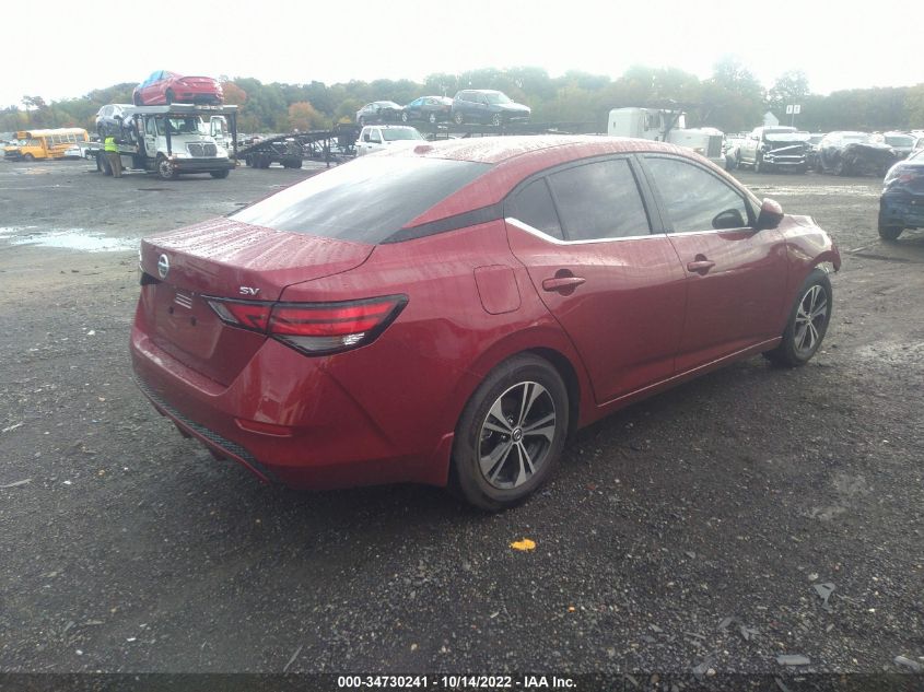 2022 NISSAN SENTRA SV VIN: 3N1AB8CV5NY290756