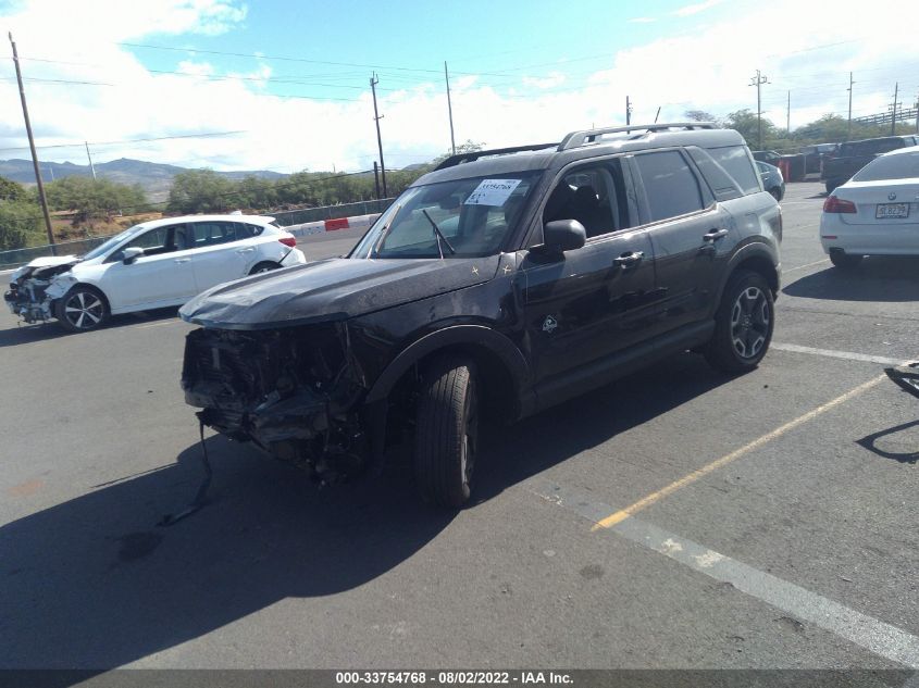 2022 FORD BRONCO SPORT OUTER BANKS VIN: 3FMCR9C62NRD17224