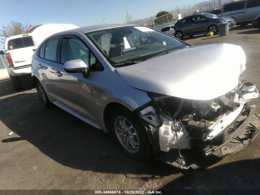 2021 TOYOTA COROLLA HYBRID LE VIN: JTDEAMDE2MJ000145
