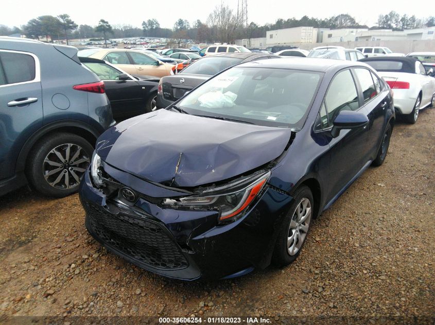 2022 TOYOTA COROLLA LE VIN: JTDEPMAE4NJ196268