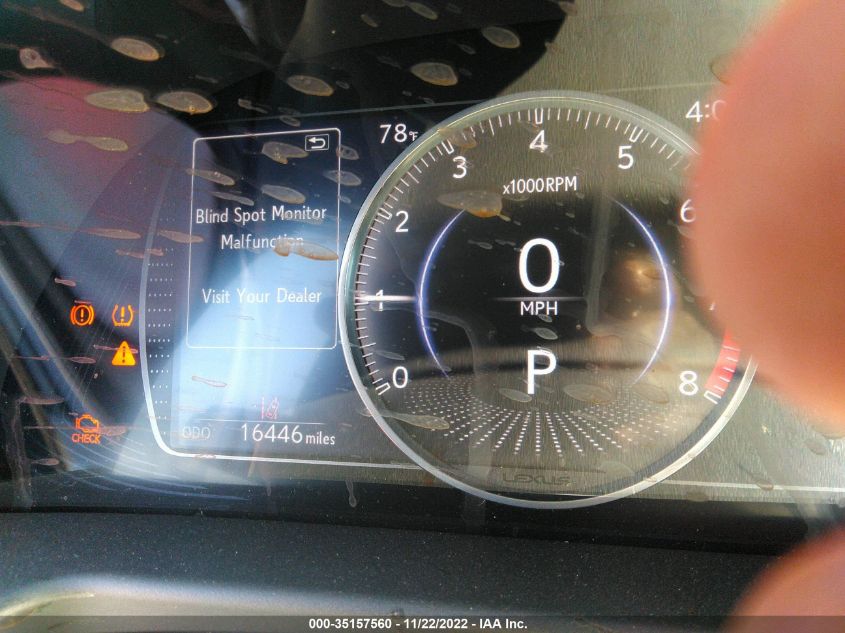 2020 LEXUS ES ES 350 LUXURY VIN: 58AEZ1B16LU069932