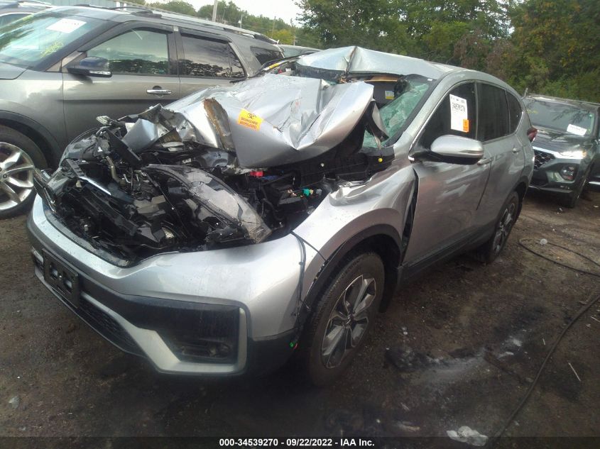2022 HONDA CR-V EX VIN: 2HKRW2H55NH629653