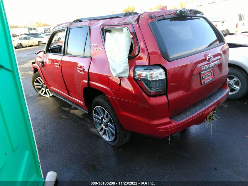 2022 TOYOTA 4RUNNER TRD SPORT VIN: JTESU5JR9N5985136