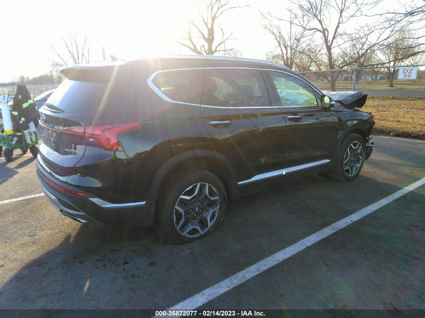 2022 HYUNDAI SANTA FE LIMITED VIN: 5NMS4DAL8NH392018