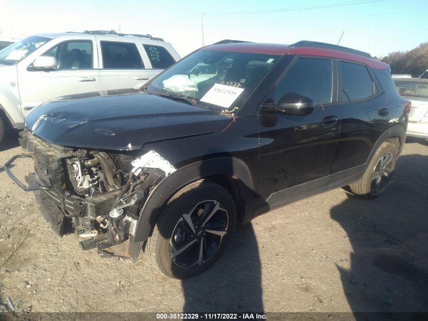 2021 CHEVROLET TRAILBLAZER RS VIN: KL79MTSL7MB096298