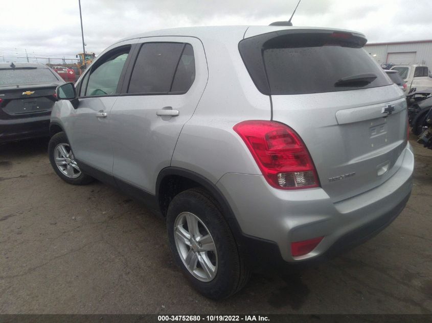 2022 CHEVROLET TRAX LS VIN: KL7CJNSM0NB502703