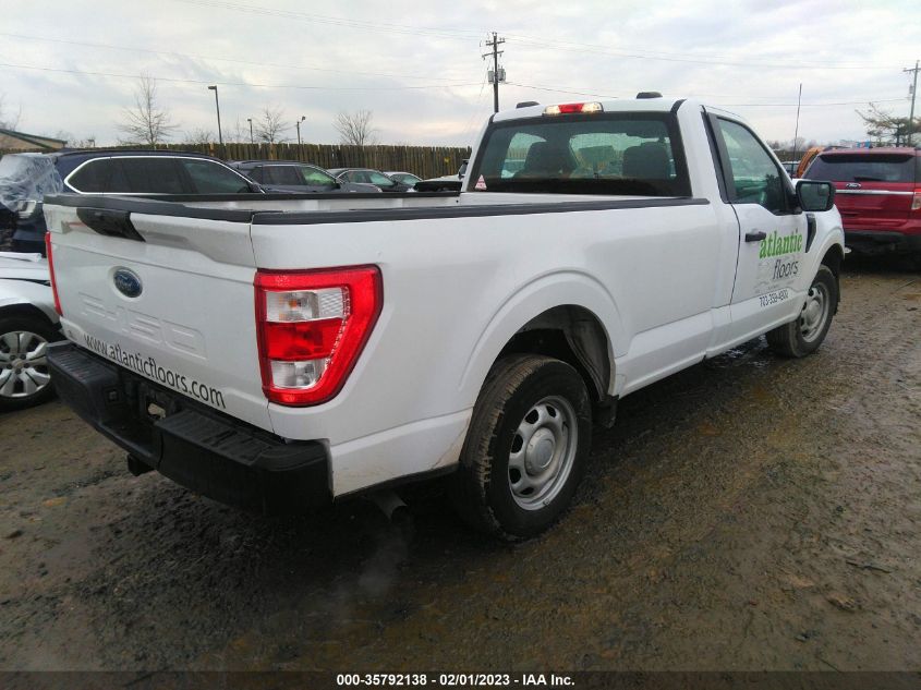 2021 FORD F-150 XL/XLT VIN: 1FTMF1CB3MKE16587