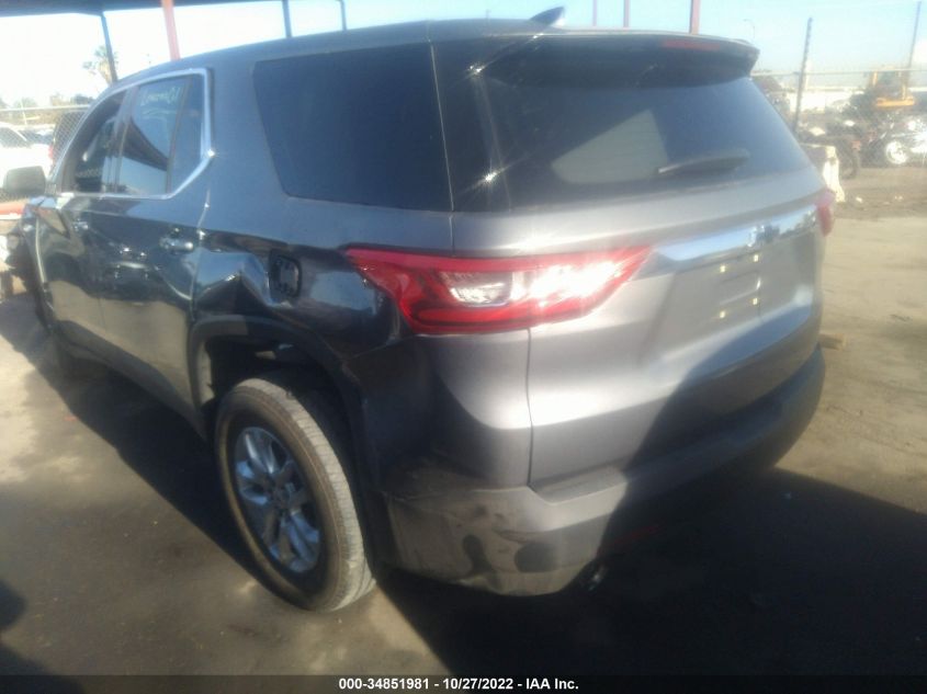 2021 CHEVROLET TRAVERSE LS VIN: 1GNERFKW6MJ145812