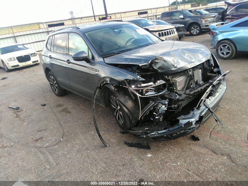 2022 VOLKSWAGEN TIGUAN S VIN: 3VV1B7AX9NM147667