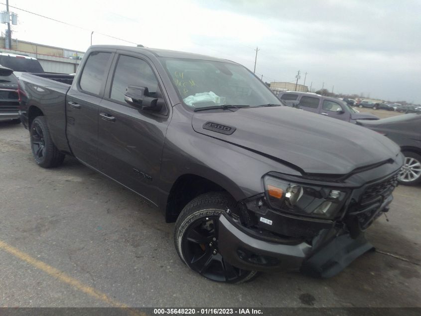 2022 RAM 1500 LONE STAR VIN: 1C6RREBT5NN382660