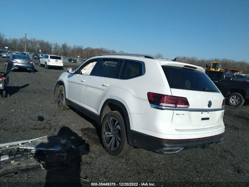 2021 VOLKSWAGEN ATLAS 3.6L V6 SEL PREMIUM VIN: 1V2TR2CA4MC516318