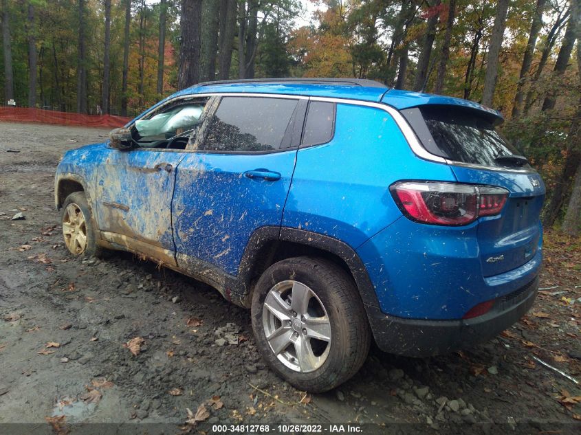 2022 JEEP COMPASS LATITUDE VIN: 3C4NJDBB2NT132910