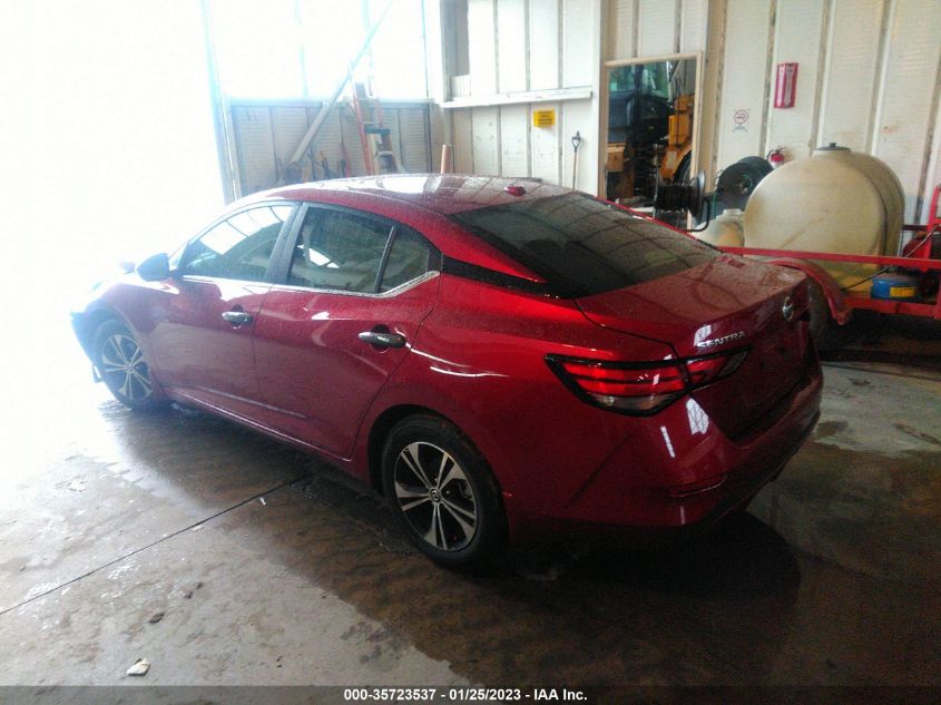 2022 NISSAN SENTRA SV VIN: 3N1AB8CV9NY261843