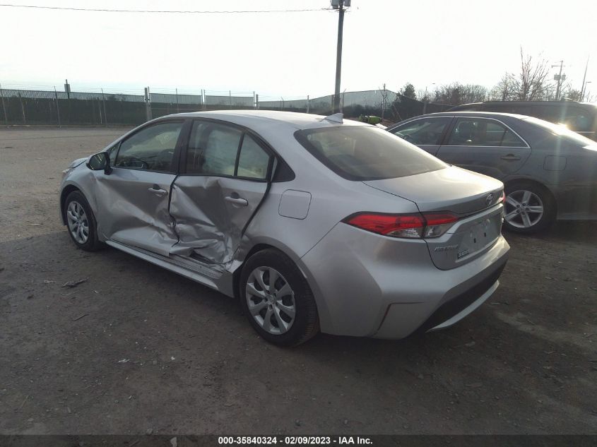 2022 TOYOTA COROLLA LE VIN: JTDEPMAE6N3011805