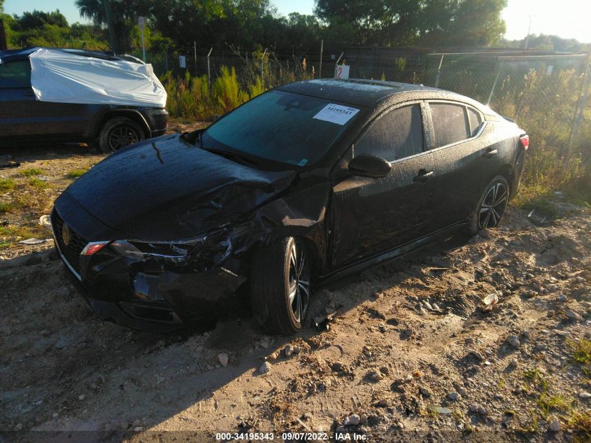 2021 NISSAN SENTRA SR VIN: 3N1AB8DV8MY205132