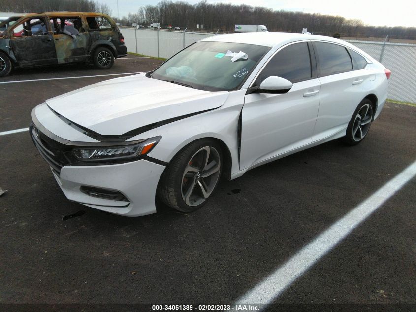 2020 HONDA ACCORD SEDAN SPORT VIN: 1HGCV1F37LA041313