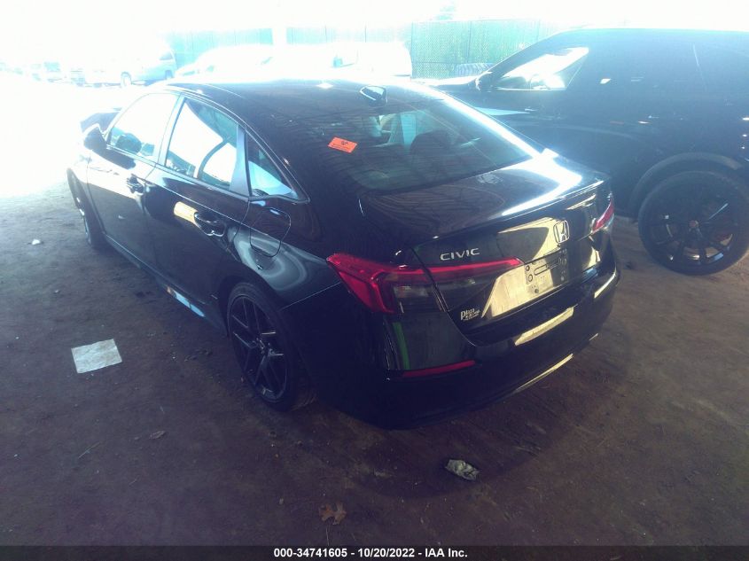 2022 HONDA CIVIC SEDAN SPORT VIN: 2HGFE2F52NH546393