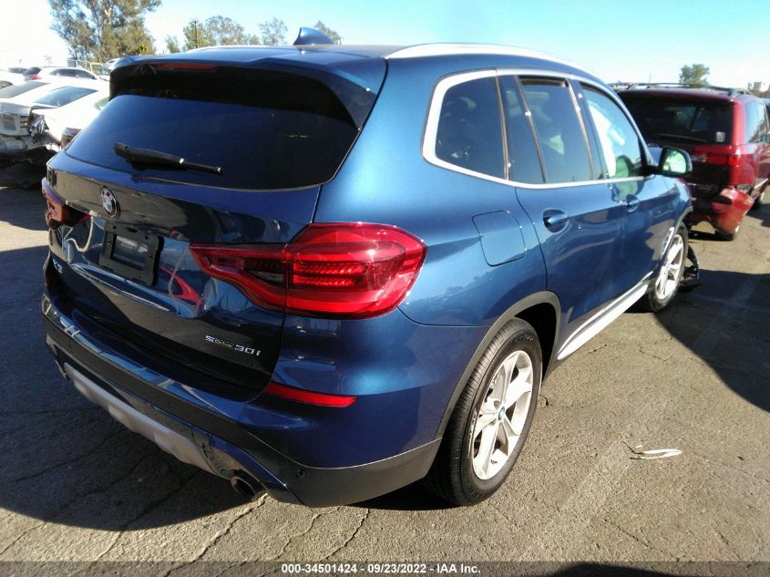 2021 BMW X3 SDRIVE30I VIN: 5UXTY3C06M9E34087