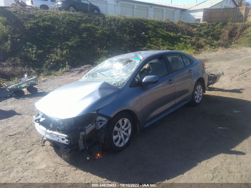 2022 TOYOTA COROLLA LE VIN: JTDEPMAE3NJ193684