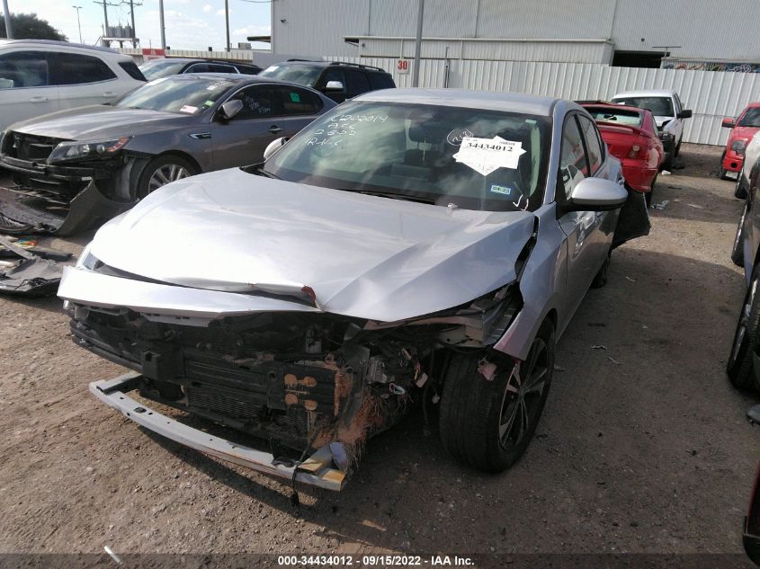 2020 NISSAN SENTRA SV VIN: 3N1AB8CV3LY293846
