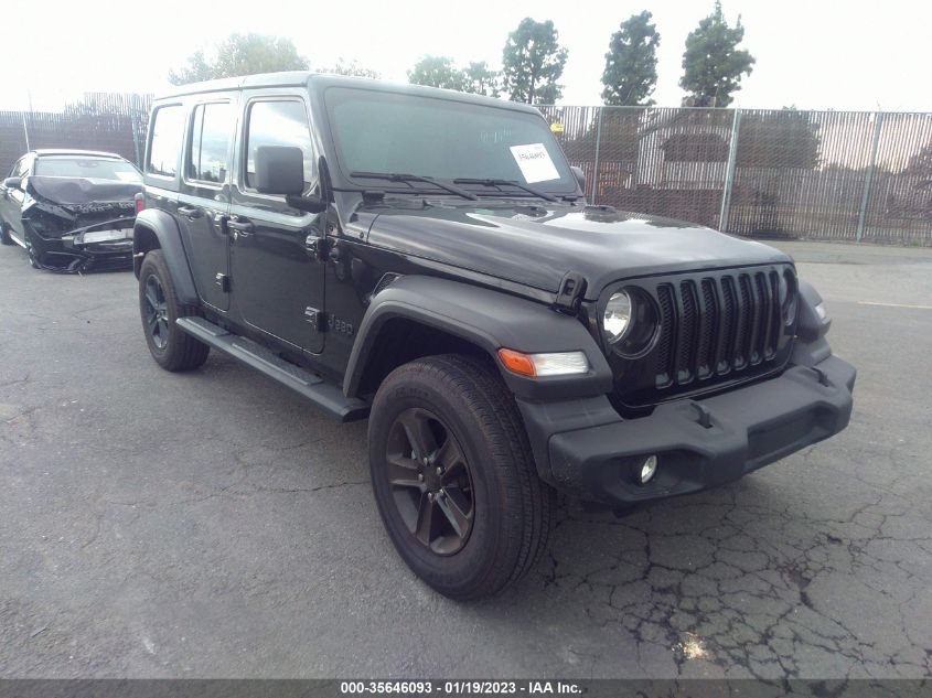 2022 JEEP WRANGLER UNLIMITED SPORT ALTITUDE VIN: 1C4HJXDG6NW264439