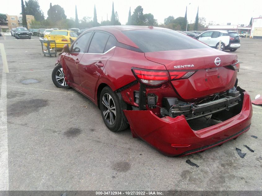 2021 NISSAN SENTRA SV VIN: 3N1AB8CV2MY222154