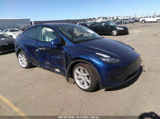 2022 TESLA MODEL Y LONG RANGE VIN: 7SAYGDEE0NF442394