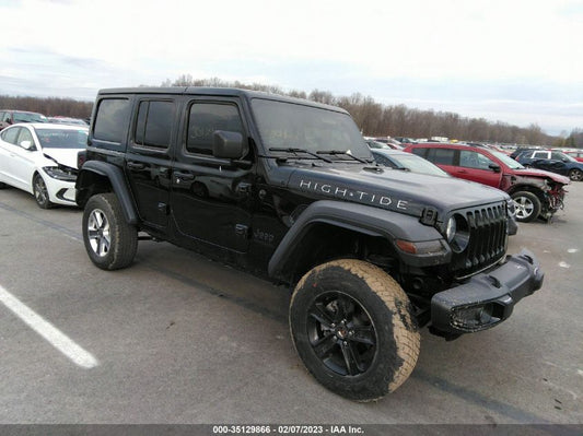 2022 JEEP WRANGLER UNLIMITED HIGH TIDE VIN: 1C4HJXDG3NW204196