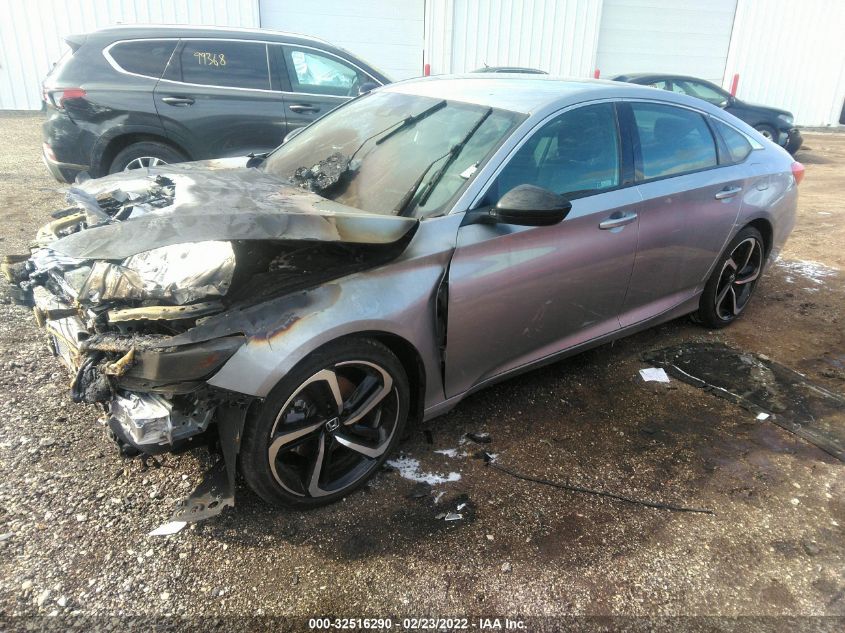 2021 HONDA ACCORD SEDAN SPORT VIN: 1HGCV1F31MA023892